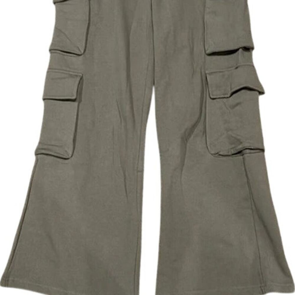 NWT Weworewhat Cargo Oversized Baggy Relaxed Fit High Rise Sweat Pants S Stone - Picture 4 of 15